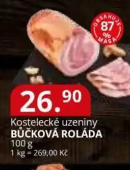 Potraviny CZ Kostelecké uzeniny bůčková roláda nabídka
