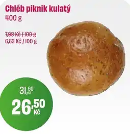 BonVeno Chléb piknik kulatý nabídka