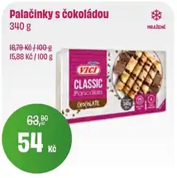 BonVeno Palačinky s čokoládou nabídka