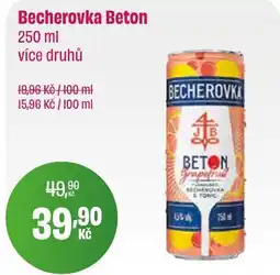 BonVeno Becherovka Beton nabídka