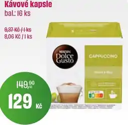 BonVeno Kávové kapsle nabídka