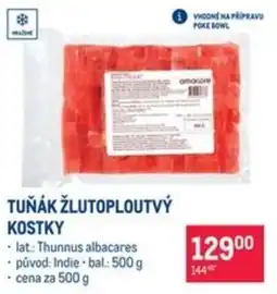 Makro Tuňák žlutoploutvý kostky nabídka