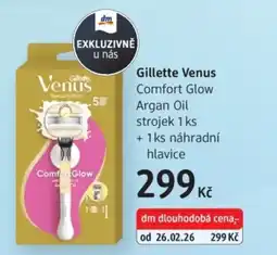 dm drogerie Gillette Venus Comfort Glow Argan Oil strojek nabídka