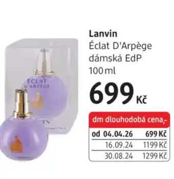 dm drogerie Lanvin Éclat D'Arpège dámská EdP nabídka