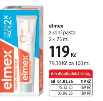 Elmex zubní pasta