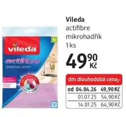 dm drogerie Vileda actifibre mikrohadřík nabídka