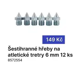 Decathlon Šestihranné hřeby na atletické tretry 6 mm nabídka
