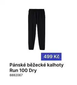 Decathlon Pánské běžecké kalhoty Run 100 Dry nabídka