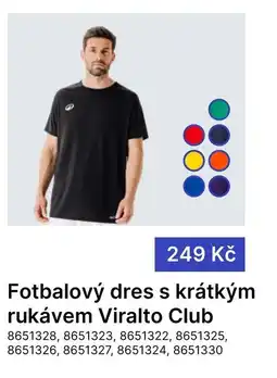 Decathlon Fotbalový dres s krátkým rukávem Viralto Club nabídka