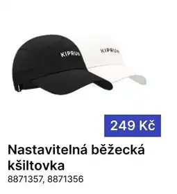 Decathlon Nastavitelná běžecká kšiltovka nabídka