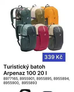 Decathlon Turistický batoh Arpenaz 100 nabídka