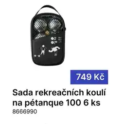 Decathlon Sada rekreačních koulí na pétanque 100 nabídka