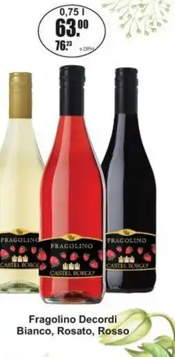 Adam Fragolino Decordi Bianco, Rosato, Rosso nabídka