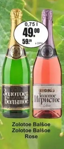 Adam Zolotoe Balšoe Zolotoe Balšoe Rose nabídka