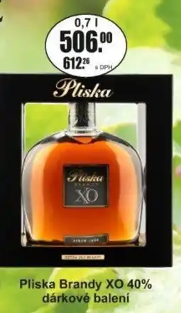 Adam Pliska Brandy XO 40% dárkové balení nabídka