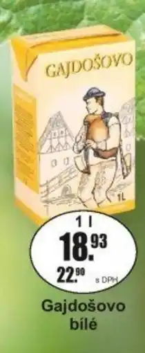 Adam Gajdošovo bílé nabídka