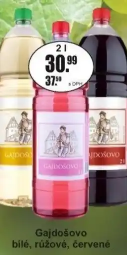 Adam Gajdošovo bílé, růžové, červené nabídka