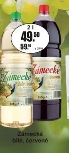 Adam Zámecké bílé, červené nabídka
