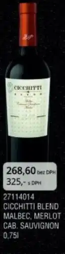 Adam Cicchitti blend malbec, merlot cab. sauvignon nabídka