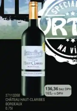 Adam Château haut-claribes bordeaux nabídka