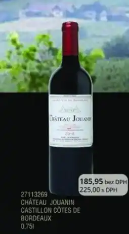 Adam Château jouanin castillon côtes de bordeaux nabídka