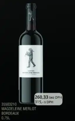 Adam Magdeleine merlot bordeaux nabídka