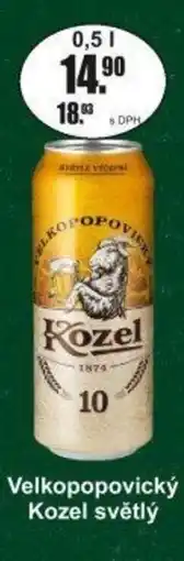 Adam Velkopopovický Kozel světlý nabídka