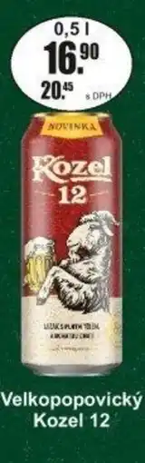 Adam Velkopopovický Kozel 12 nabídka