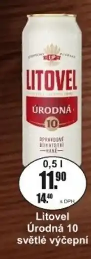 Adam Litovel Úrodná 10 světlé výčepní nabídka