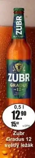 Adam Zubr Gradus 12 světlý ležák nabídka