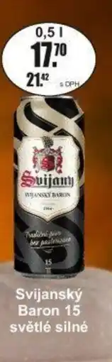 Adam Svijanský Baron 15 světlé silné nabídka