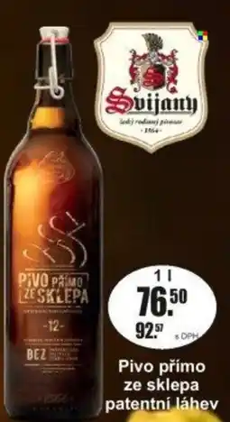 Adam Pivo přímo ze sklepa patentní láhev nabídka
