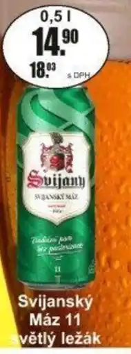 Adam Svijanský Máz 11 větlý ležák nabídka