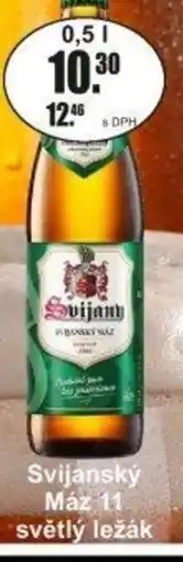 Adam Svijanský Máz 11 světlý ležák nabídka