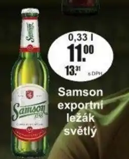 Adam Samson exportni ležák světlý nabídka