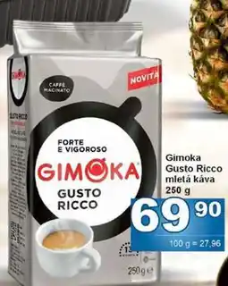 Jip Gimoka Gusto Ricco mletá káva nabídka