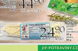 Jip Syrmex Korbáček přírodní uzený česnekový nabídka