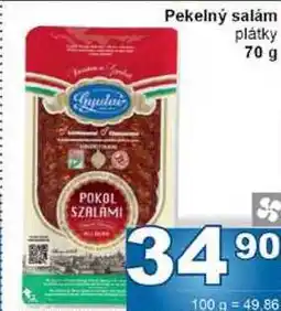 Jip Pekelný salám plátky nabídka