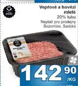 Jip Vepřové a hovězí mleté 20% tuku nabídka