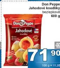 Jip Don Peppe Jahodové knedlíky bezlepkové nabídka