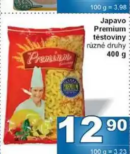 Jip Japavo Premium testoviny různé druhy nabídka