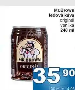 Jip Mr.Brown ledová káva originál vanilka nabídka