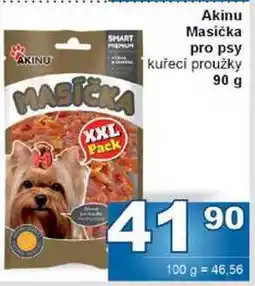 Jip Akinu Masička pro psy kuřecí proužky nabídka