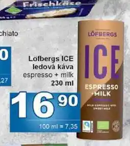 Jip Löfbergs ICE ledová káva espresso + milk 230 ml nabídka