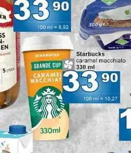 Jip Starbucks caramel macchiato nabídka