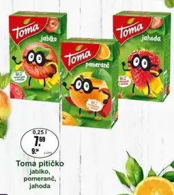 Adam Toma pitíčko jablko, pomeranč, jahoda nabídka