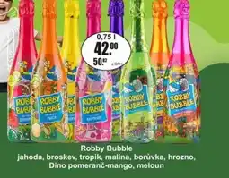 Adam Robby Bubble jahoda, broskev, tropik, malina, borůvka, hrozno, Dino pomeranč-mango, meloun nabídka