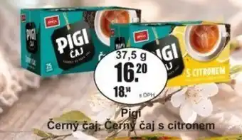 Adam Pigi Černý čaj. Černy čaj s citronem nabídka