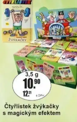 Adam Čtyřlístek žvýkačky s magickým efektem nabídka