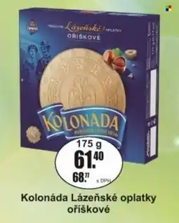 Adam Kolonáda Lázeňské oplatky oříškové nabídka